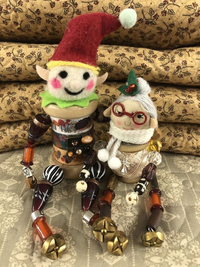 Meet Mr and Mrs Notions mr notions #mrnotions quilting christmas cheer