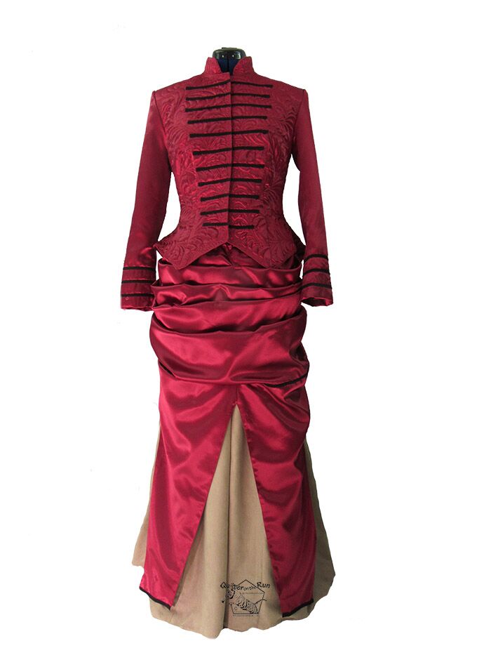 chardonnay lace quilted steampunk garment